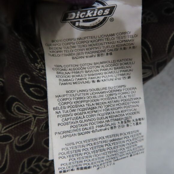 Dickies Ellis Floral Paisley Reversible Full Zip Cotton Vest Mens Small NEW - Picture 12 of 15